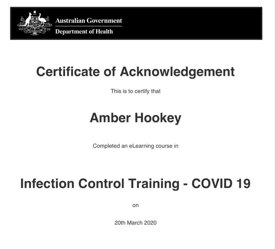 COVID Training - Amber Hookey COVID-Training-Amber-Hookey